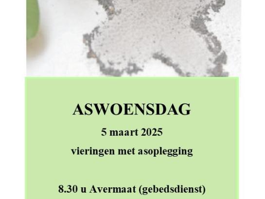 aswoensdagvieringen 2025